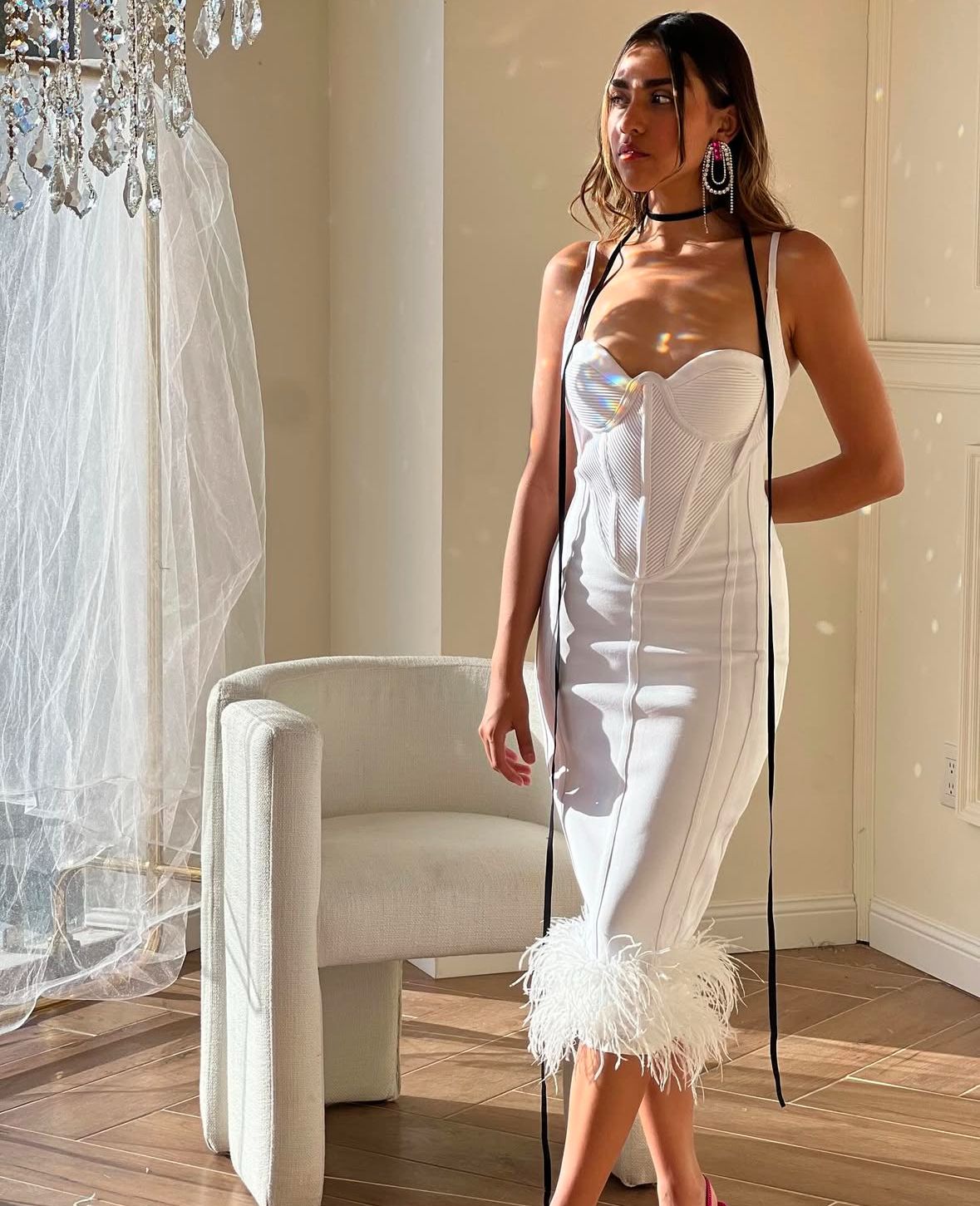 VESTIDO WHITE GLASS